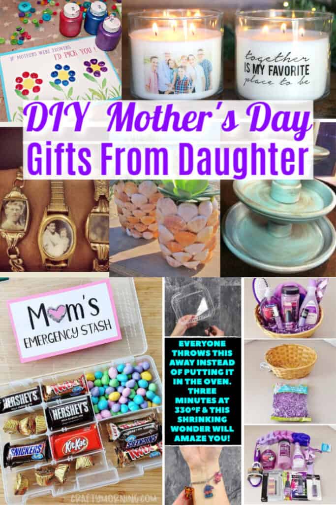 Easy Mother's Day DIY gifts from daughter