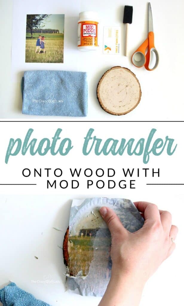 Easy Mother's Day rustic wood DIY gift craft