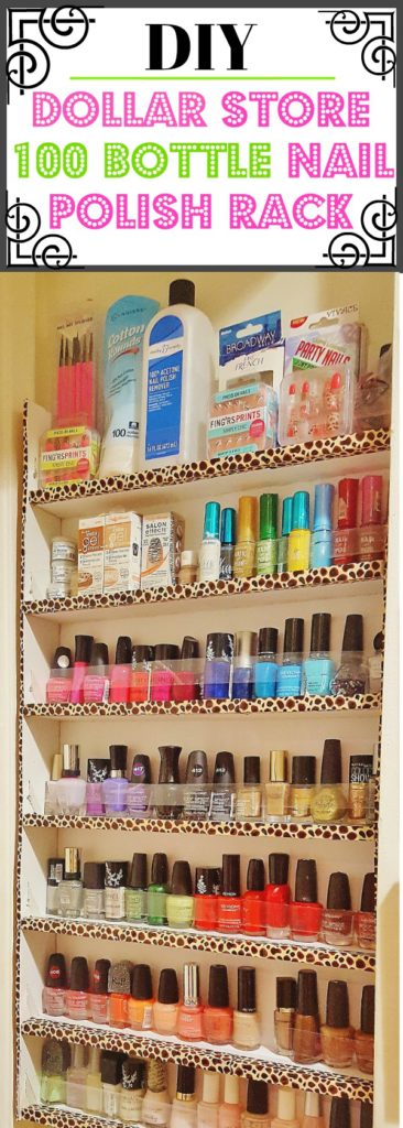 DIY-ish Nail Polish Rack - THIS MOM'S GONNA SNAP!