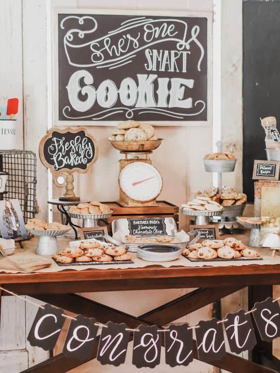 One Smart Cookie Bar for Graduation Party