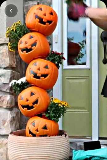 Dollar Store Fall Planter