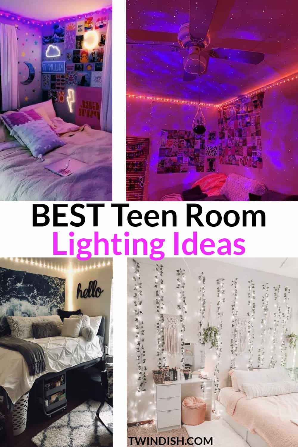 Best Teen Bedroom Lighting Decor Ideas