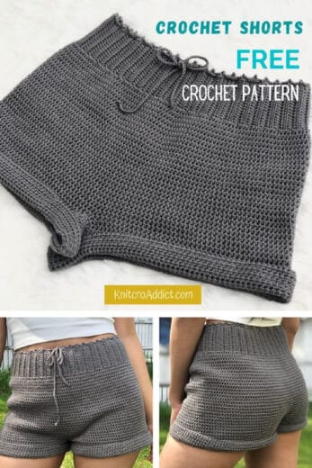 Easy DIY Crochet Summer Shorts Free Pattern