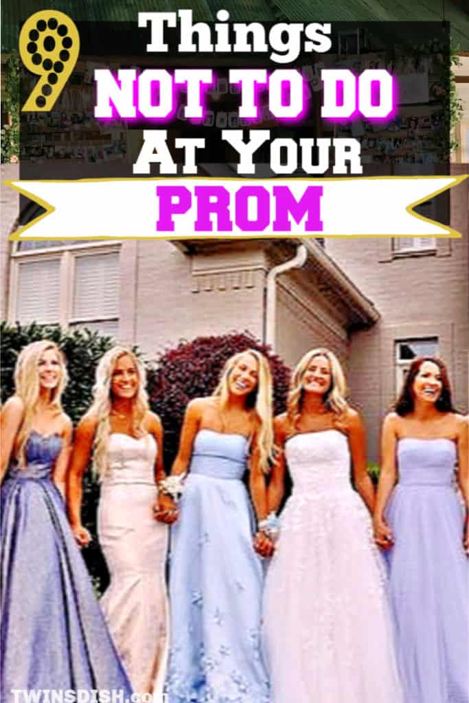 Prom tips and mistakes to avoid. Dresses, make up, shoes, pictures, and dates. A Checklist of what will ruin Prom.