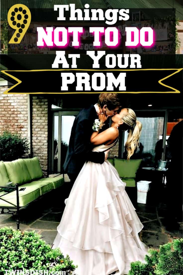 Prom mistakes to avoid. Dresses, make up, shoes, pictures, and dates. A Checklist of what will ruin Prom.