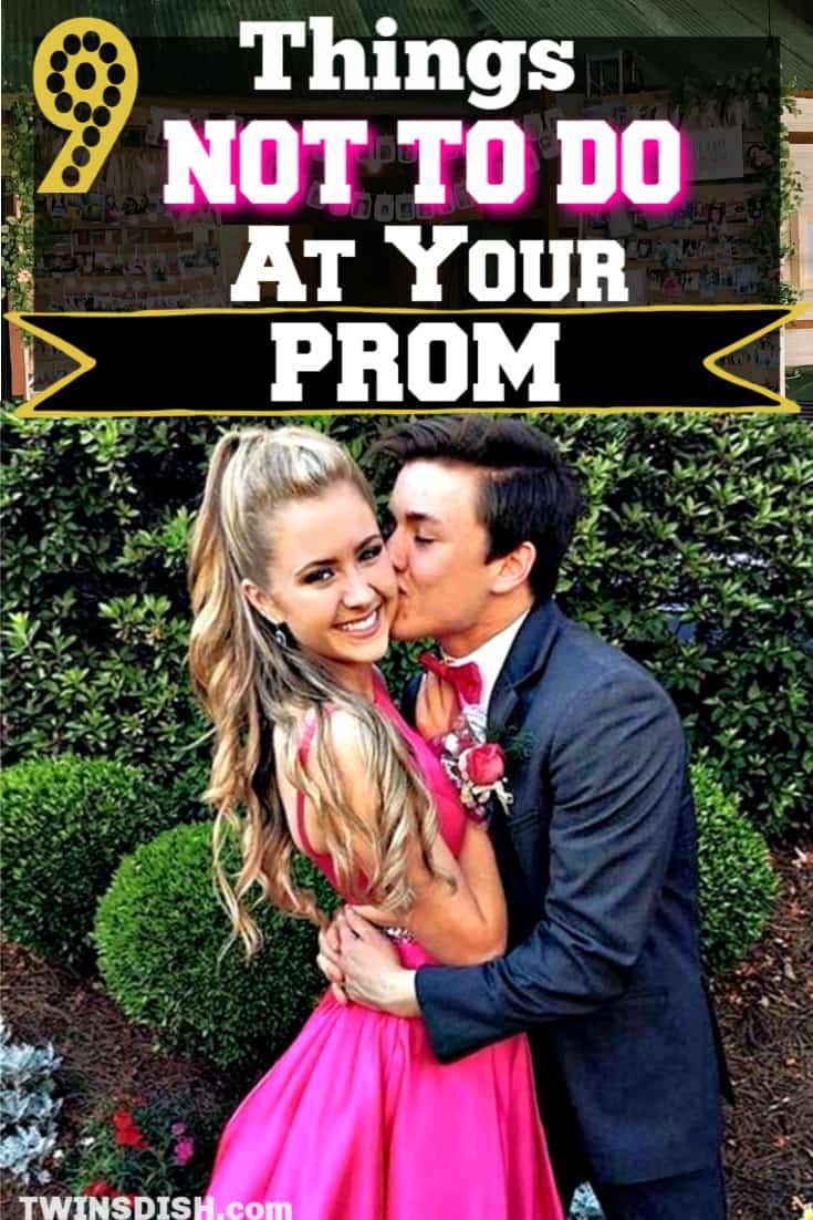 Prom mistakes to avoid. Dresses, make up, shoes, pictures, and dates. A Checklist of what will ruin Prom.