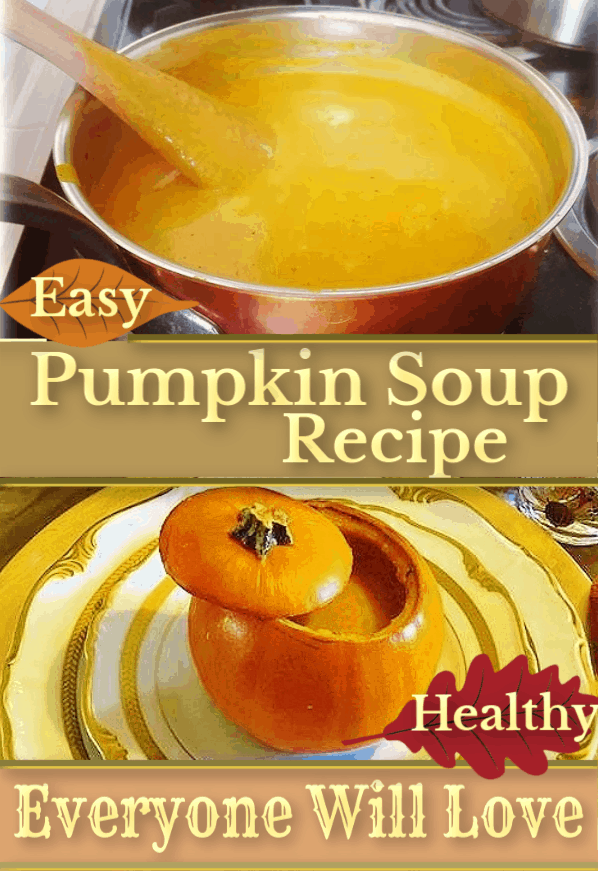 Impress your guests with this 20 minute Pumpkin Soup Recipe that's easy, simple, delicious, and healthy / Keto / Paleo / Low Carb / Thanksgiving / Easy