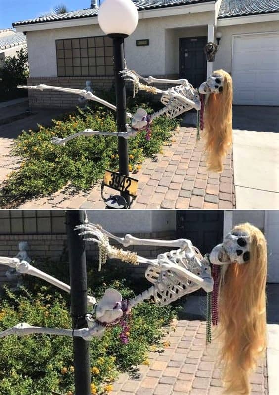 FRONT YARD SKELETON STRIPPER