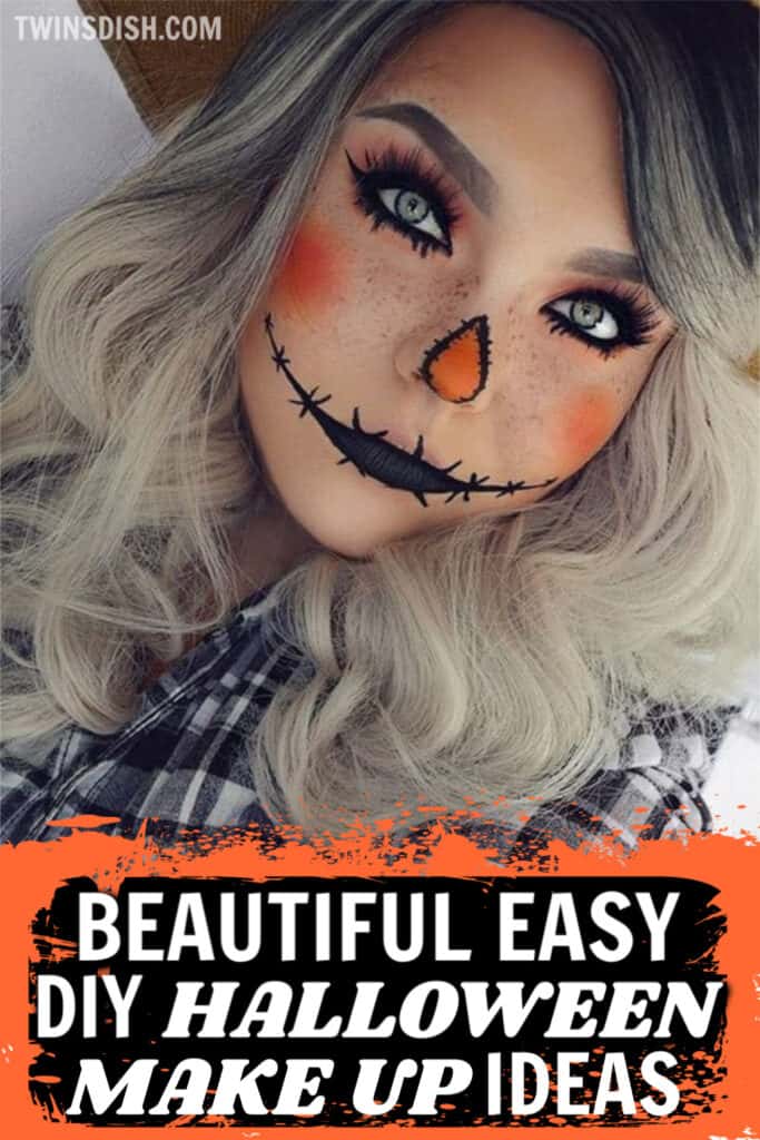 Easy Beautiful DIY Halloween make up costume ideas