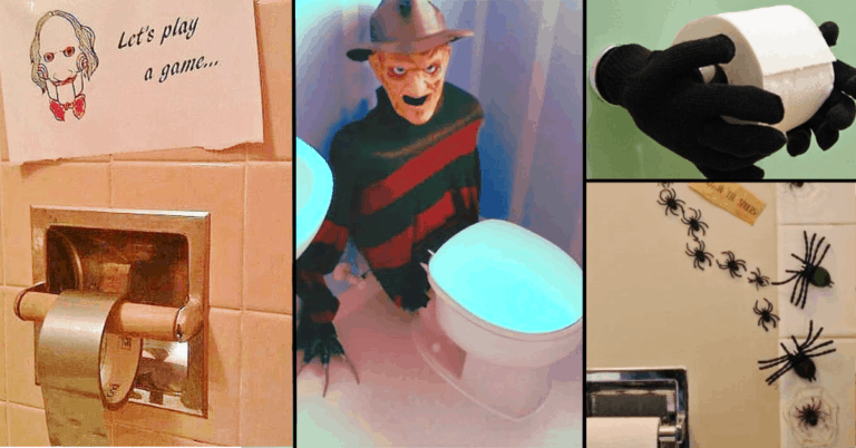 Halloween Bathroom Decorations That’ll Scare The Crap Out Of Them