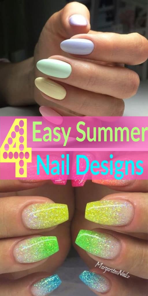 Easy Summer Nail Design Ideas for Summer nails. So cute!