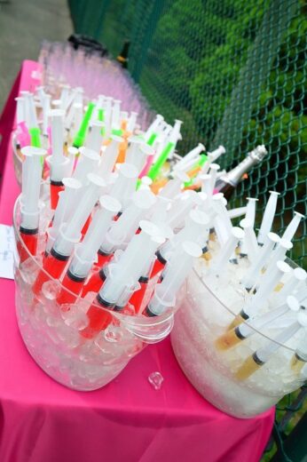 Syringe Medical or Nursing Graduation Party Food Idea