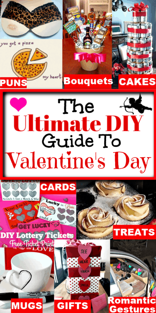 The Ultimate DIY Valentine's Day Gift Guide for Him/ DIY boyfriend gifts / Puns/ Treats/ Romantic Gestures/ DIY/ On a Budget/ Cards/ Man Bouquets/ Beer Cakes/ Games 