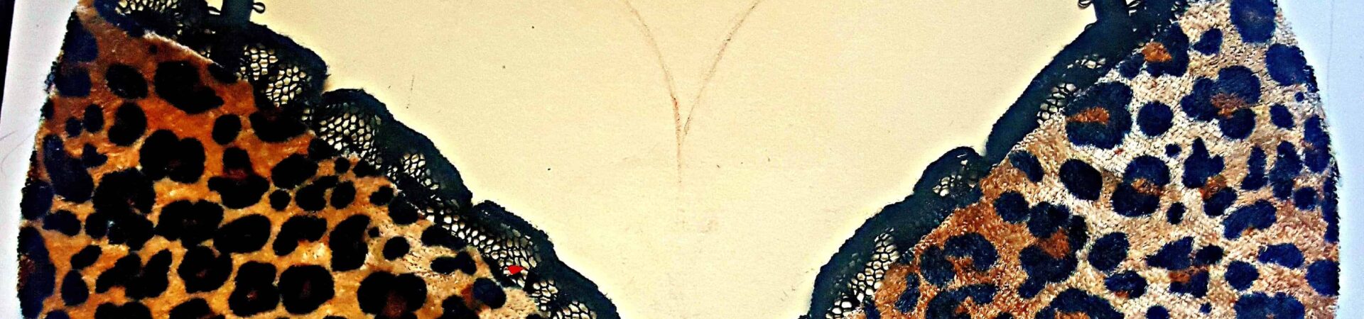 Easy DIY Lingerie Valentines Day Card for him with DIY lotto scratchers, is better than store bought. Made of old leopard pajamas and lace, perfect for a long distance relationship, Anniversary, or even Birthday.