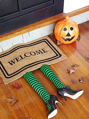 DIY Witches Welcome Mat Halloween