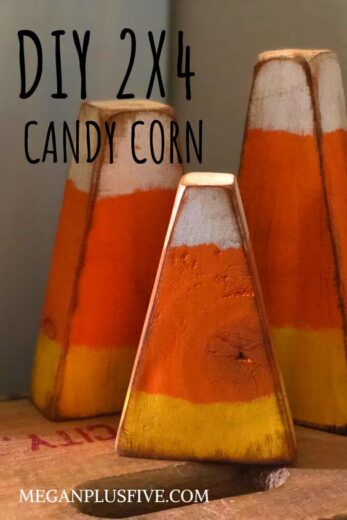 Candy Corn Fall Wood Craft