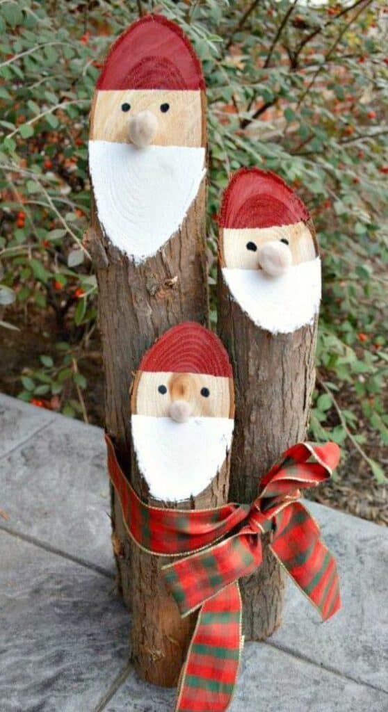 Wood Santa Claus Decoration