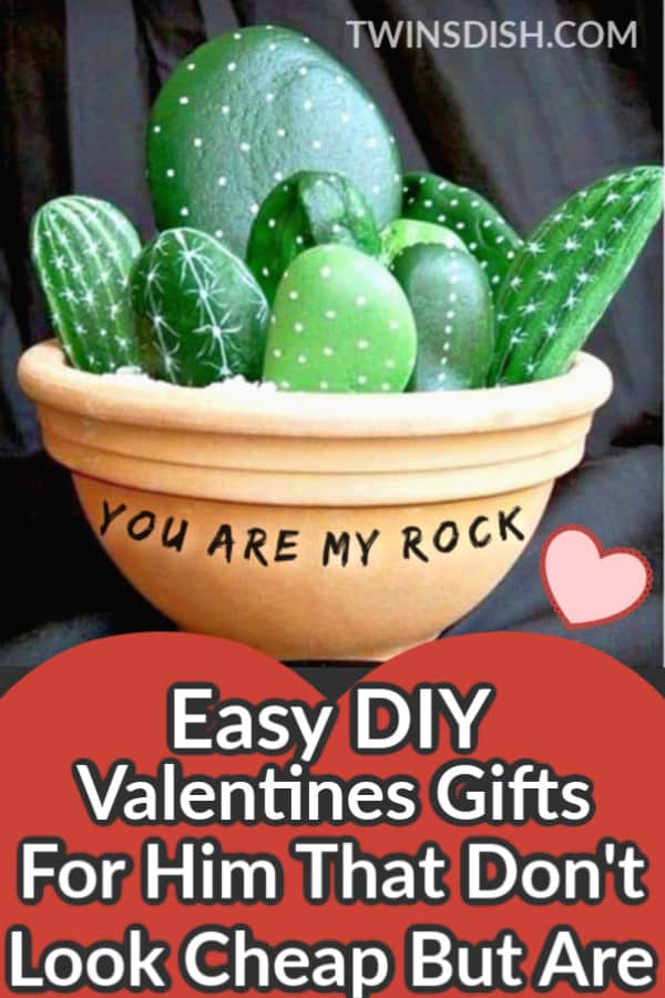 Easy DIY Valentines Day gift for boyfriend that he'll always remember. Unique and creative ideas for cheap that teens can make. Romantic and cute pun gift. #ValentinesDay