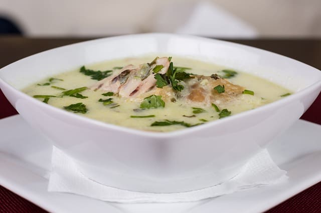 Ancient Greek Easter soup recipe. Healthy and delicious tradition for Easter dinner.