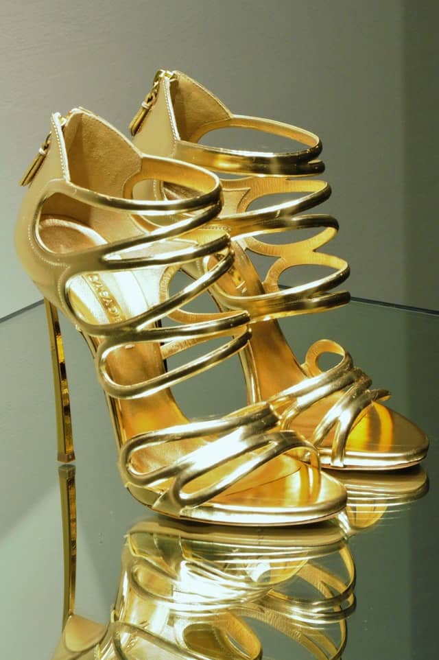 Gold Prom Shoes. A Checklist of what will ruin Prom.