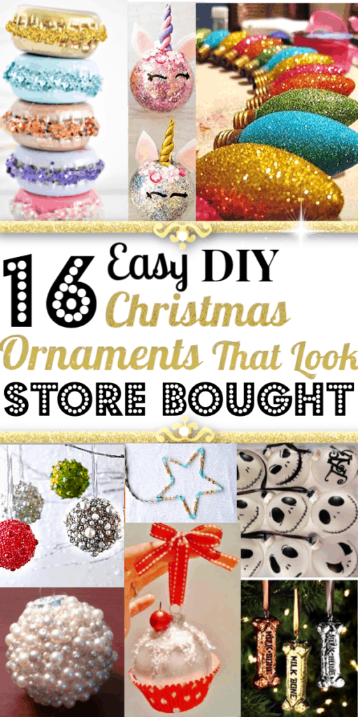 Easy DIY Ornaments That Look Store Bought for crafts and gift ideas