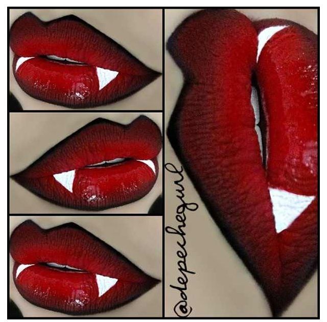 Easy DIY Last Minute Vampire Lips, Halloween Costume